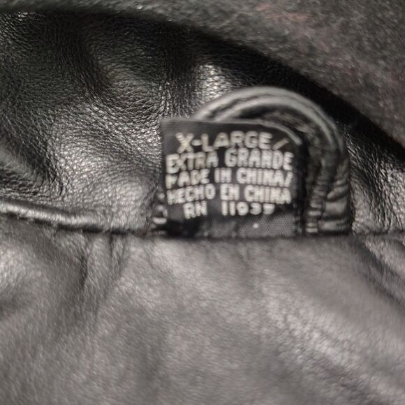 Vtg JACQUELINE FERRAR Leather Jacket XL Men's Thinsulate Long Lined - Picture 10 of 10